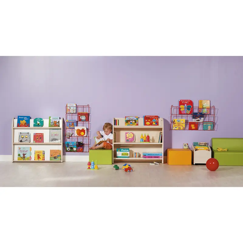 Petit meuble à étagères - Teinte bouleau - Équipement - 3133093725486 - CATALOGUE