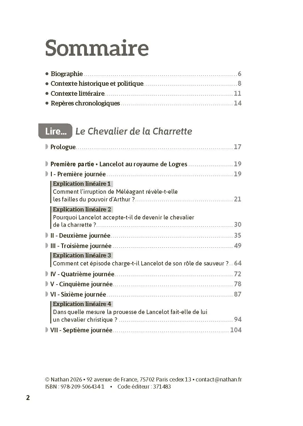Le Chevalier de la charrette (édition bilingue) Chrétien de Troyes - BAC Français 1re 2027 - Parcours : le roman et l'invention de l'amour - voies générale et technologique - intégrale -  - 9782095064341 - PI 1