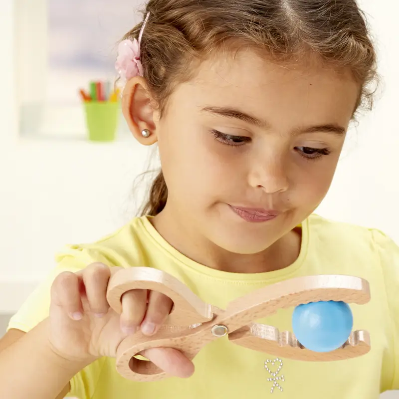 Pince-ciseaux en bois - Lot de 2 - Jeu - 3133093720351 - 