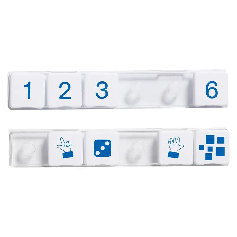 Pions-numération de 1 à 6 - Atelier - 3133099083467 - 