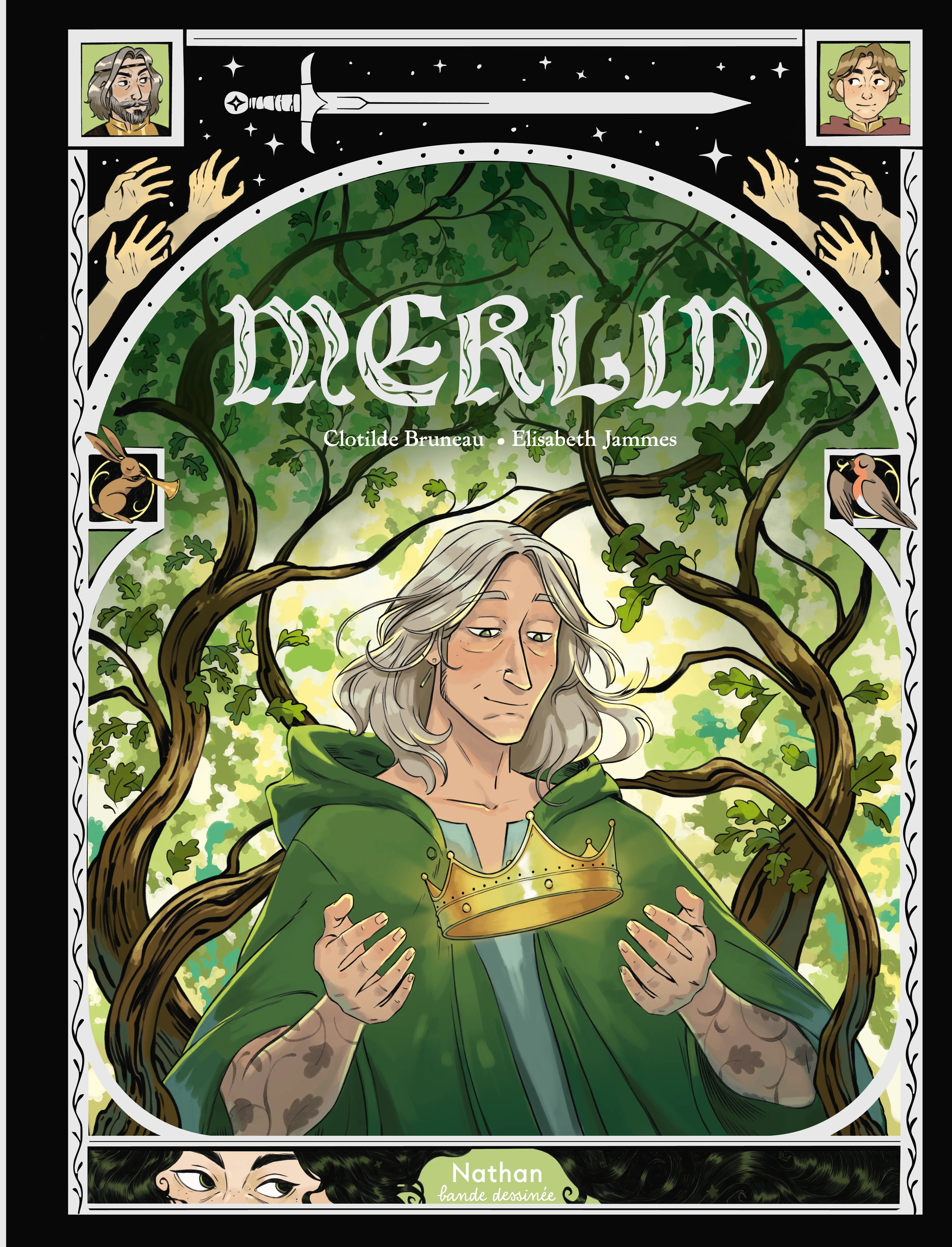 Merlin - Comment Merlin donna vie au roi Arthur - BD - BD - 9782095025649 - Plat_1