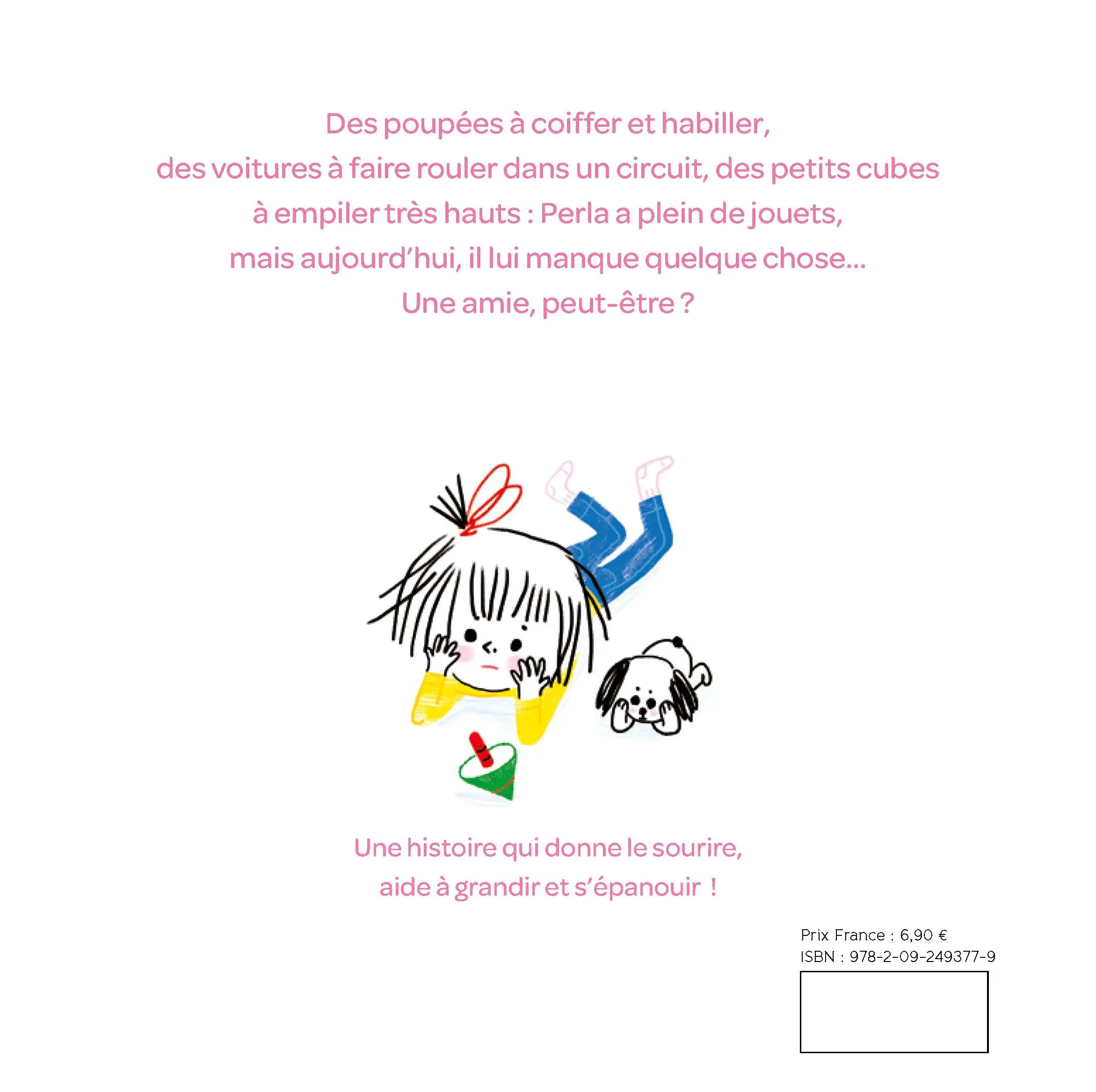 Perla s'ennuie très fort - Album - Dès 3 ans - Album(s) - 9782092493779 - Plat 4