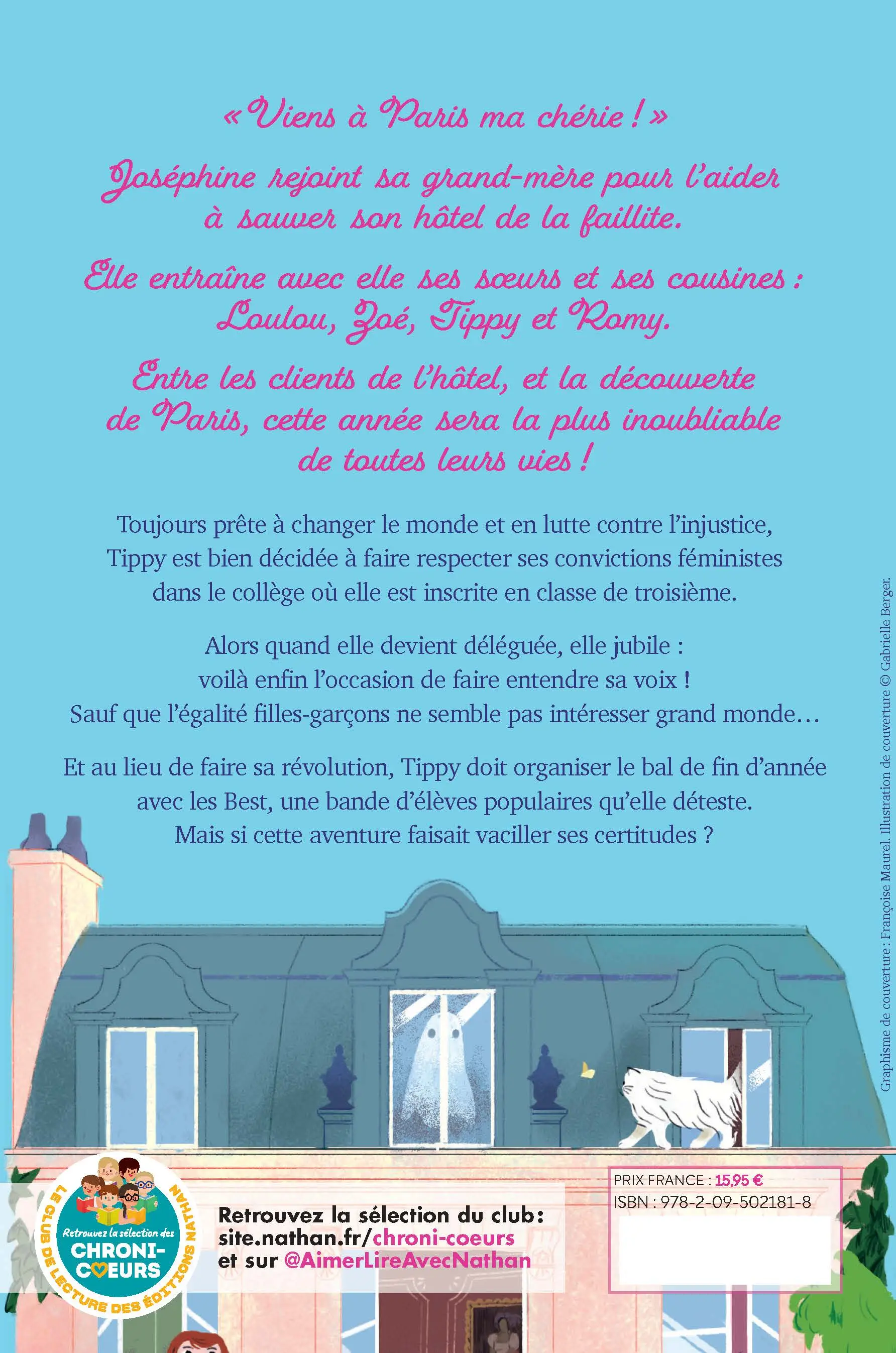 Hôtel Joséphine - Tome 3/3 Tippy - dès 10 ans - Roman - 9782095021818 - Plat_4