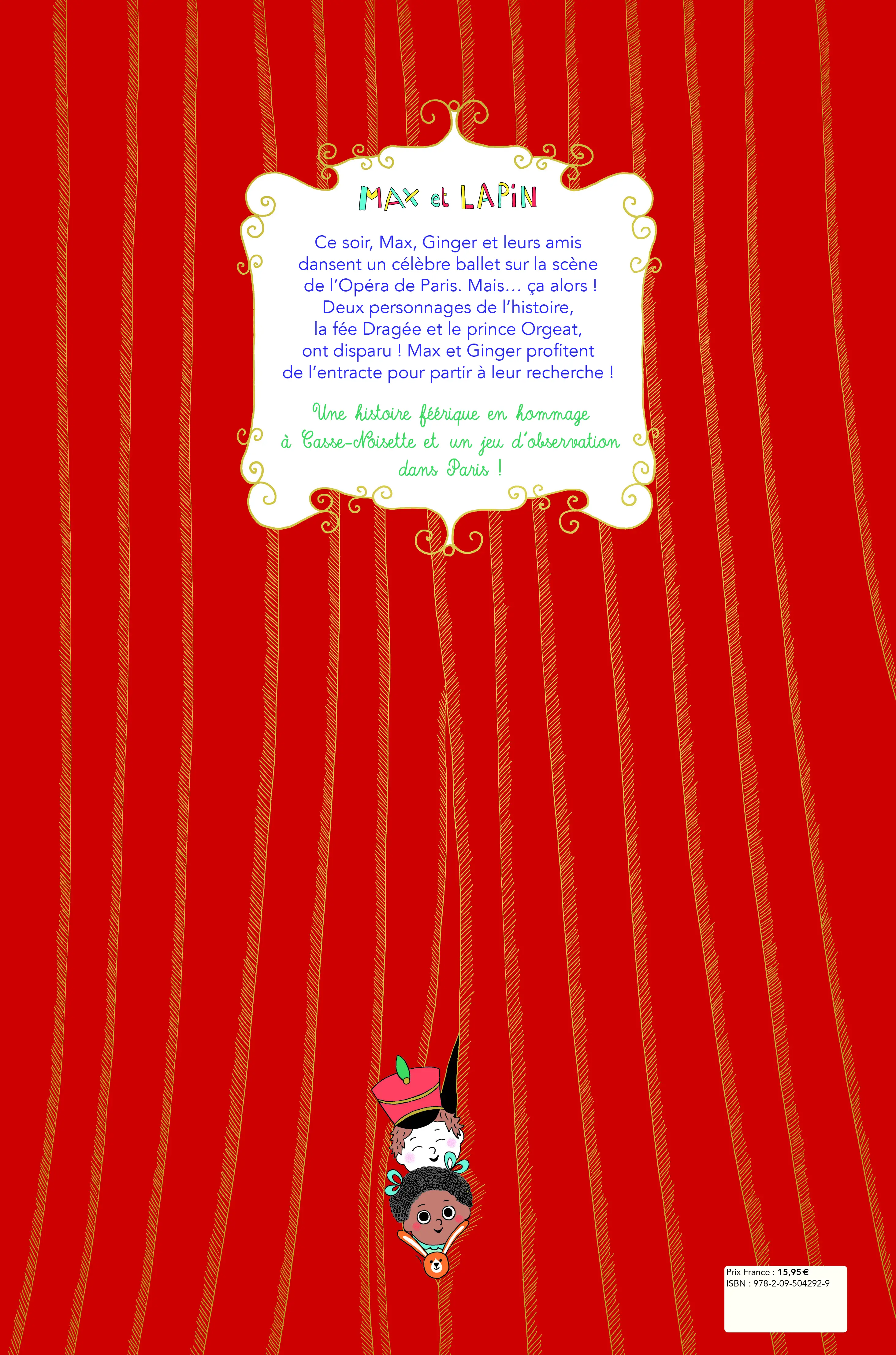 Chasse-Noisette - Album de Noël - Aventure à l'Opéra de Paris - Livre enfant dès 4 ans - Album(s) - 9782095042929 - Plat 4