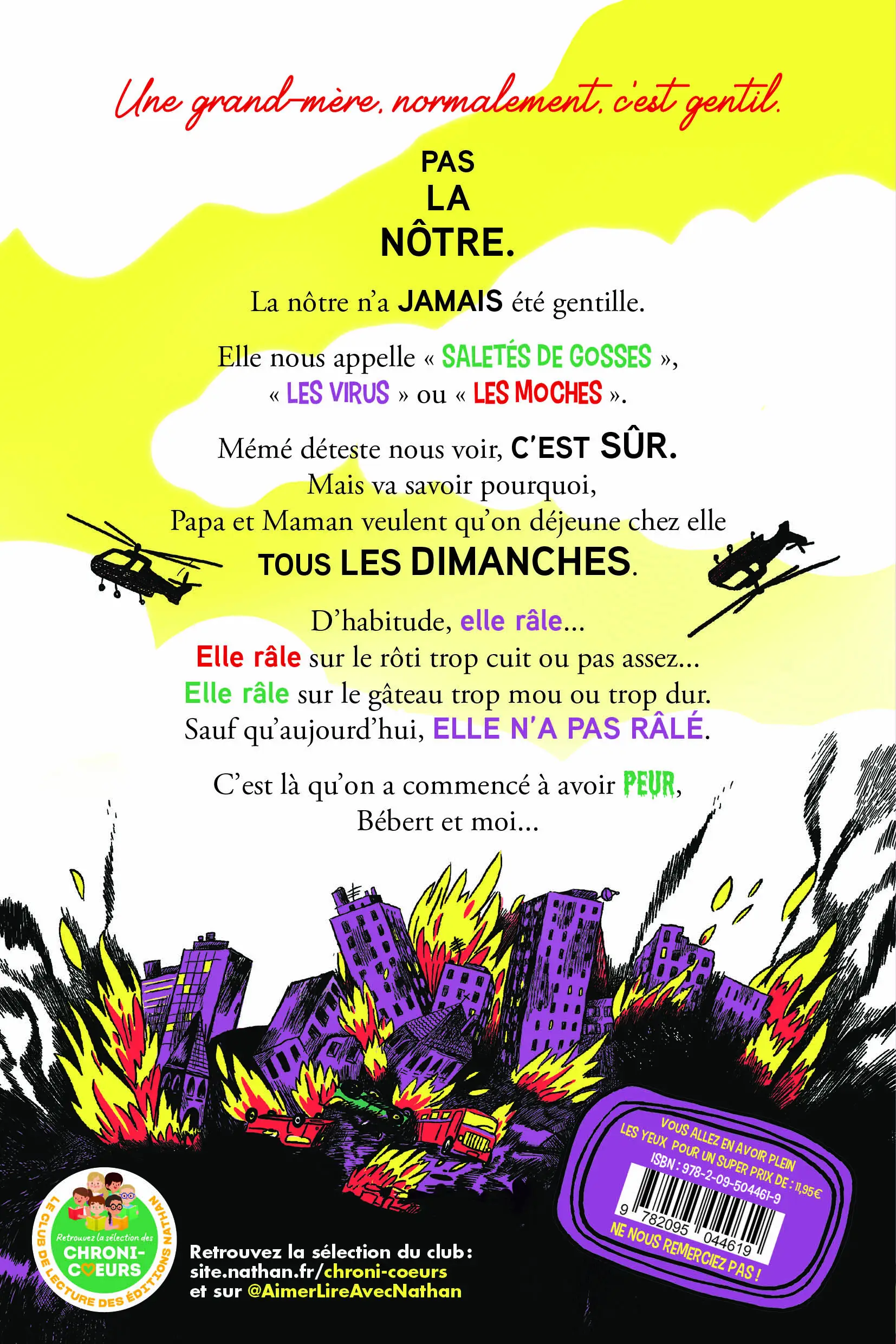 Qui a détraqué mémé ? - Une comédie familiale archi loufoque et pleine de rebondissements - dès 8 ans - Roman - 9782095044626 - Plat_4