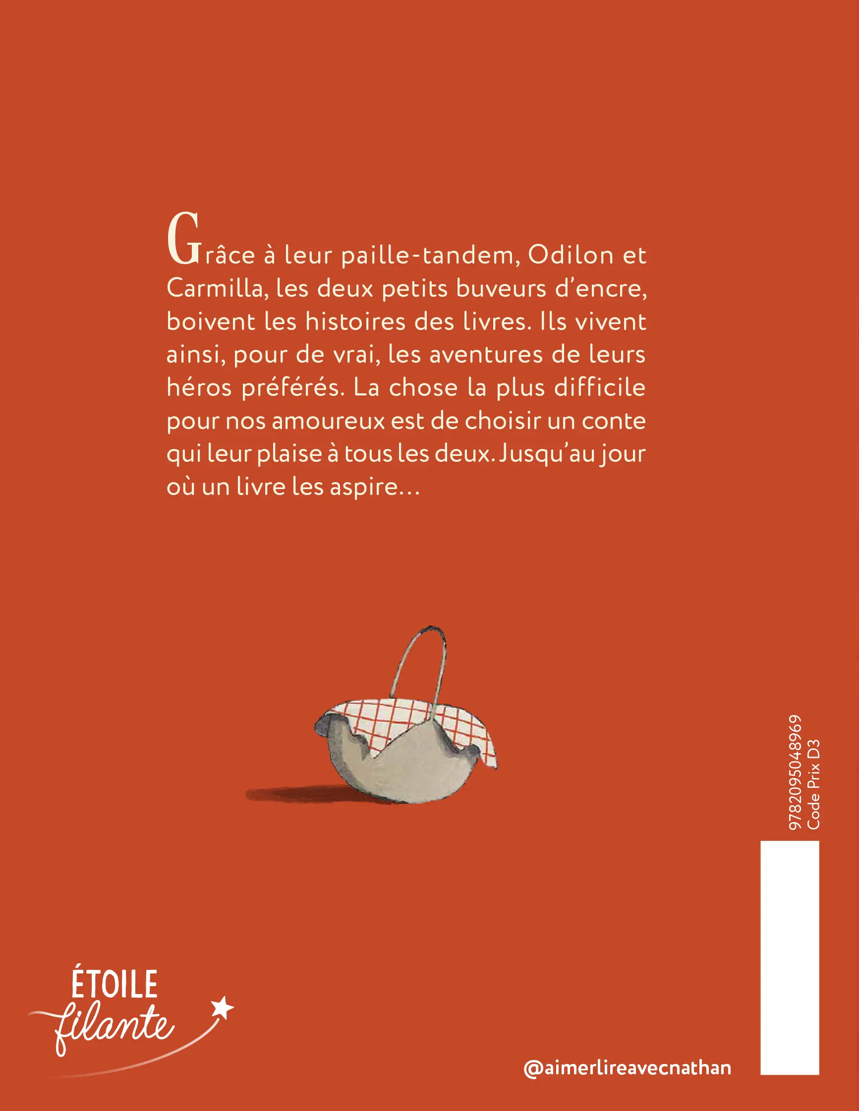 Le buveur d'encre, le petit buveur d'encre rouge - Roman Fantastique illustré de 7 à 11 ans - Roman - 9782095048976 - Plat 4
