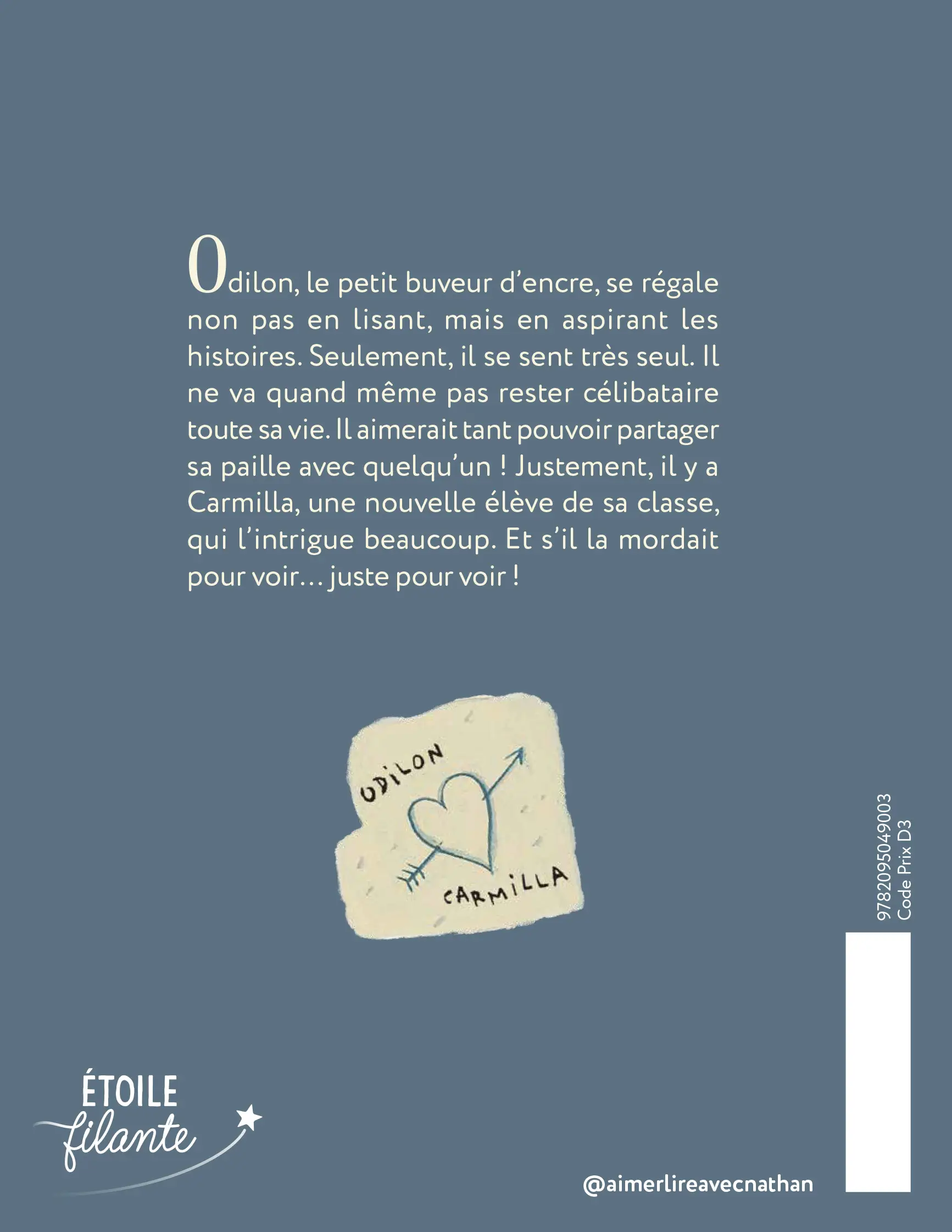 Le buveur d'encre, une paille pour deux - Roman Fantastique illustré de 7 à 11 ans - Roman - 9782095049003 - Plat 4