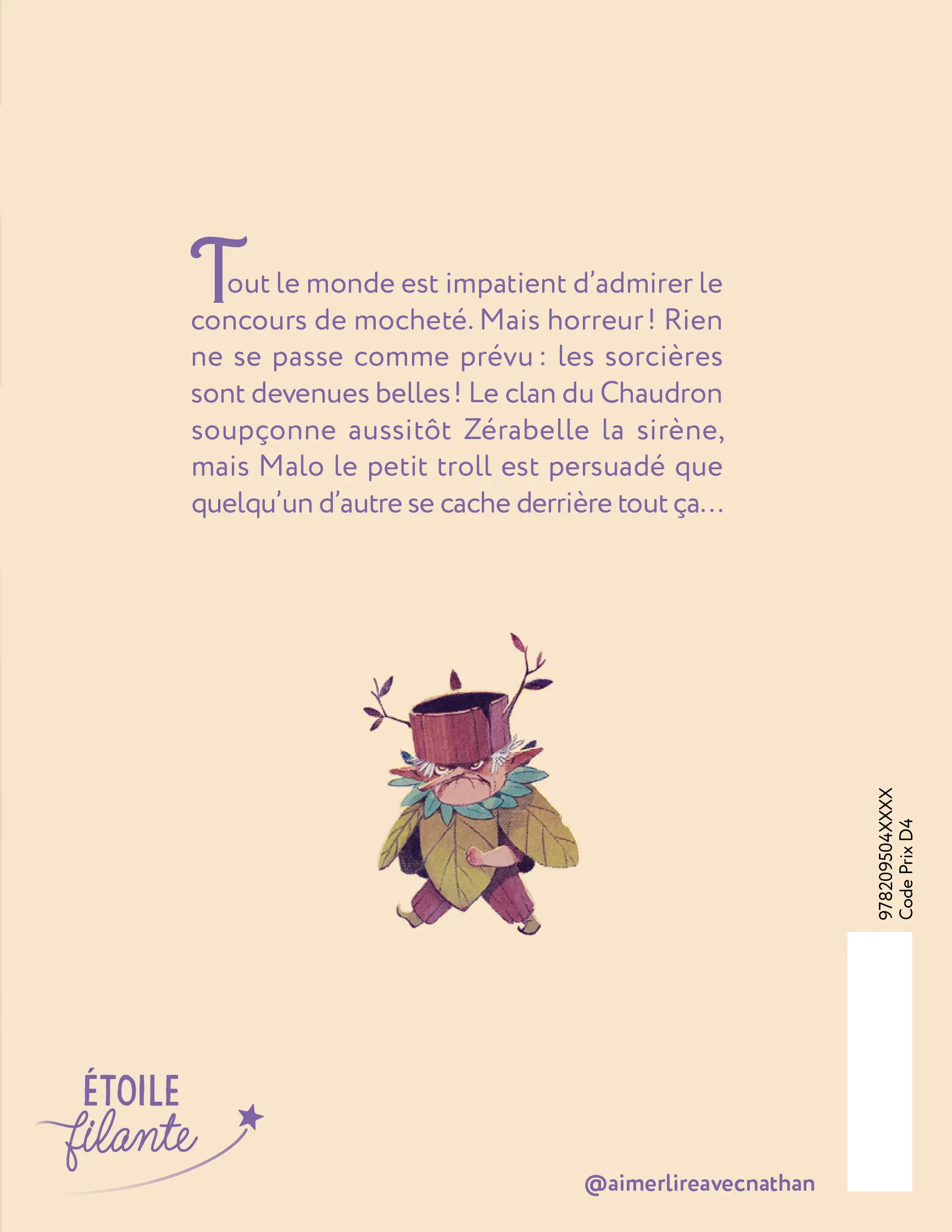 Le clan du chaudron : Le concours de mocheté - roman fantasy dès 7 ans - Roman - 9782095049140 - Plat 4