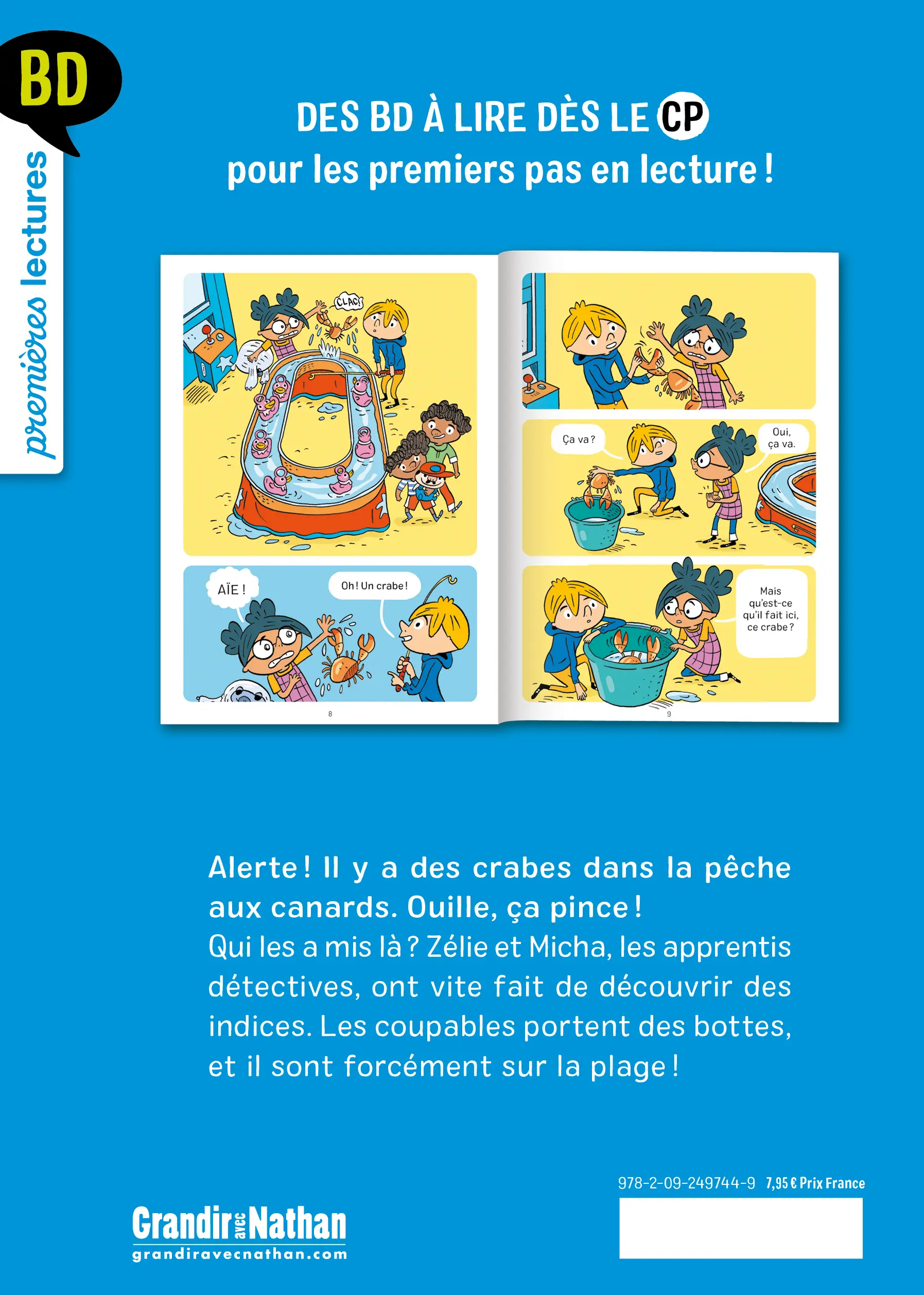 Moi et ma super bande - La machine magique - Aventures et fous rires à l'école ! - Dès 7 ans - Roman - 9782095049256 - Plat 4