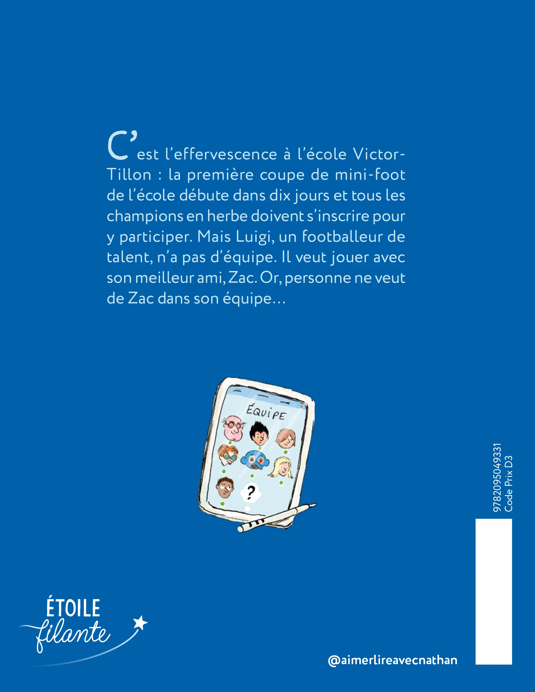 En avant foot, allez les lynx ! - Roman Passion sport et amitié - De 7 à 11 ans - Roman - 9782095049331 - Plat 4