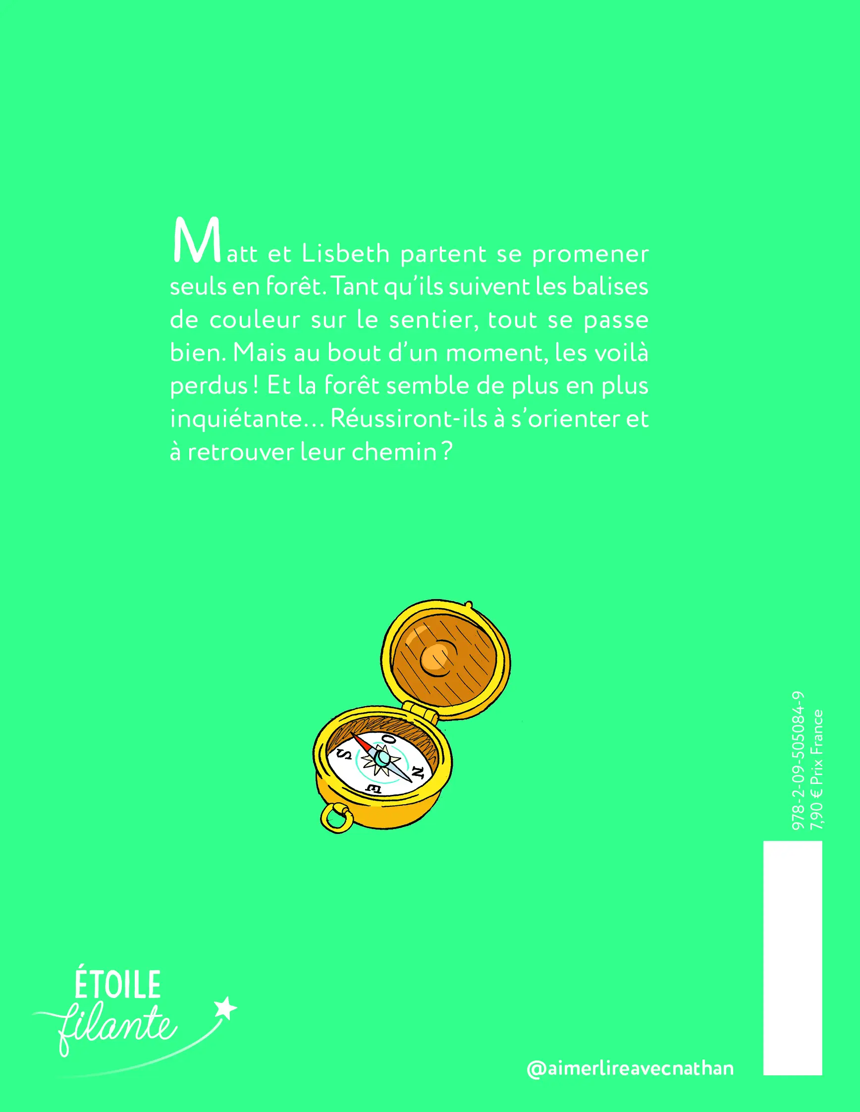 Les Apprentis chercheurs - Perdus en forêt - Roman d'aventure illustré 7-11 ans - Roman - 9782095050849 - Plat 4