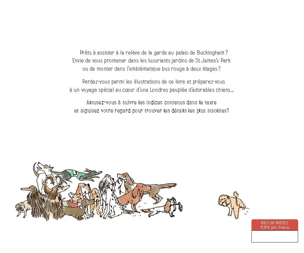 Cherche et trouve - Les chiens à Londres -  Livre-jeu d'observation pour enfants dès 6 ans - Album(s) - 9782095052522 - Plat 4