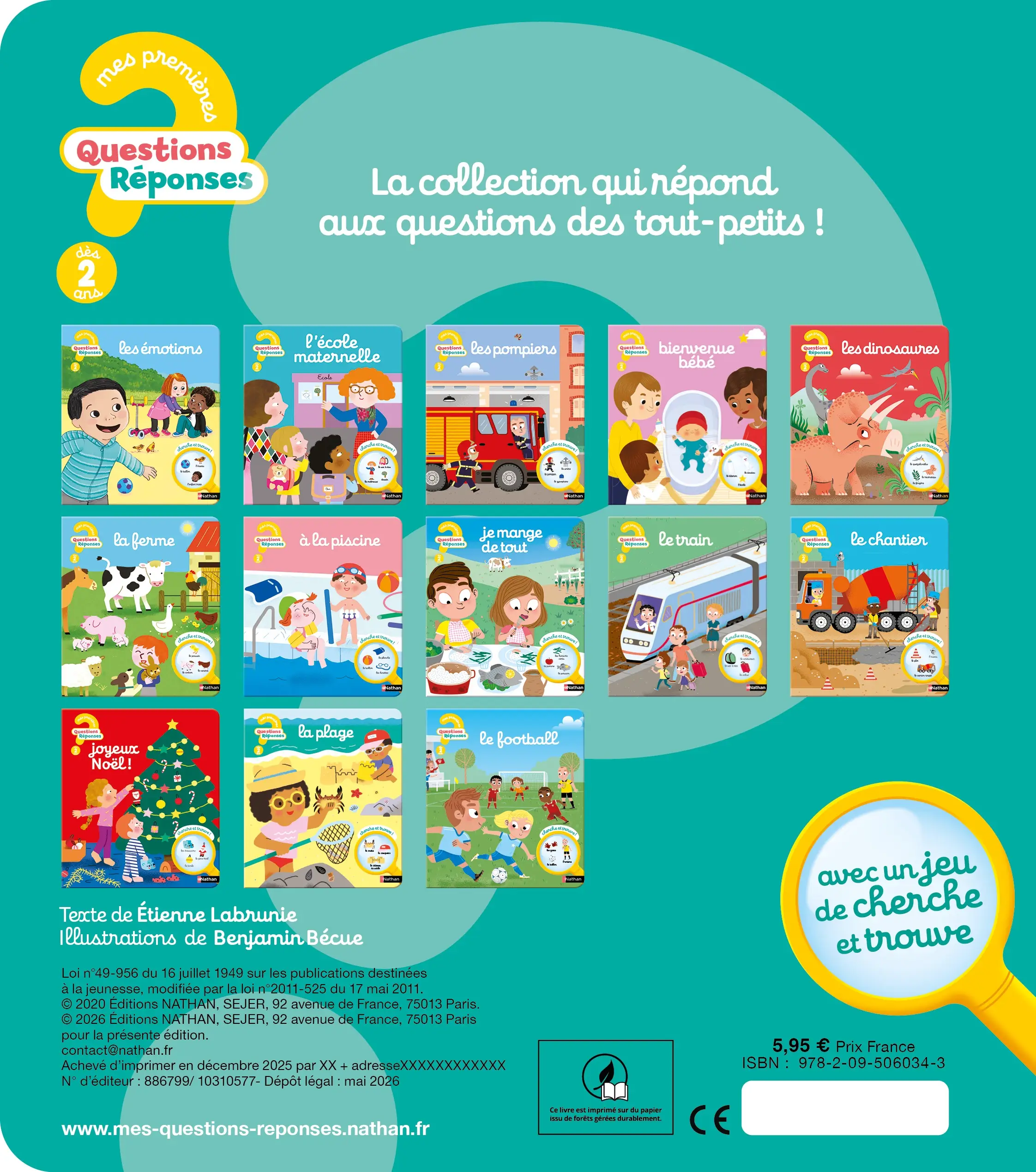 Questions/Réponses : Le football - Passion football pour les tout-petits - Dès 2 ans - Livre documentaire - 9782095060343 - Plat_4