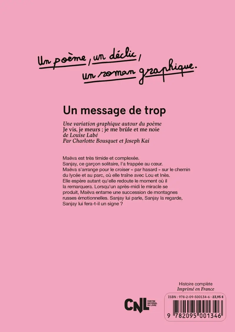 Poéstrip - Un message de trop - Une adaptation poignante adaptée du poème 