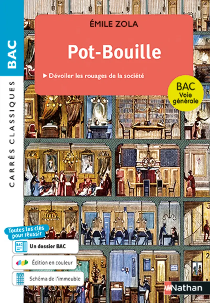 Pot-Bouille, Zola - BAC Français 1re 2027 - Parcours : Dévoiler les rouages de la société - voie générale - édition intégrale prescrite - Classique pédagogique - 9782095064372