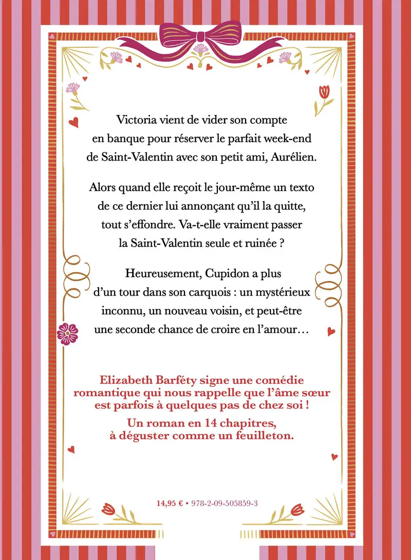 Recherche urgemment âme soeur - une romance parfaite pour la Saint-Valentin - Young Adult - Roman - 9782095058593 - Couverture verso