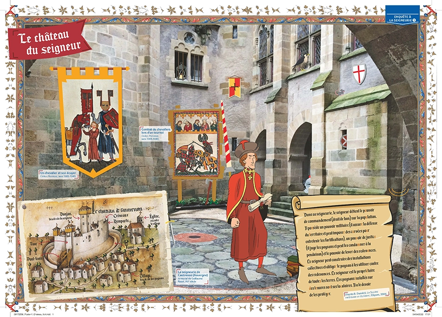 Pochette Escape Games Histoire 6e/5e/4e - Fichier ressources - 9782091725567 - Seigneurerie