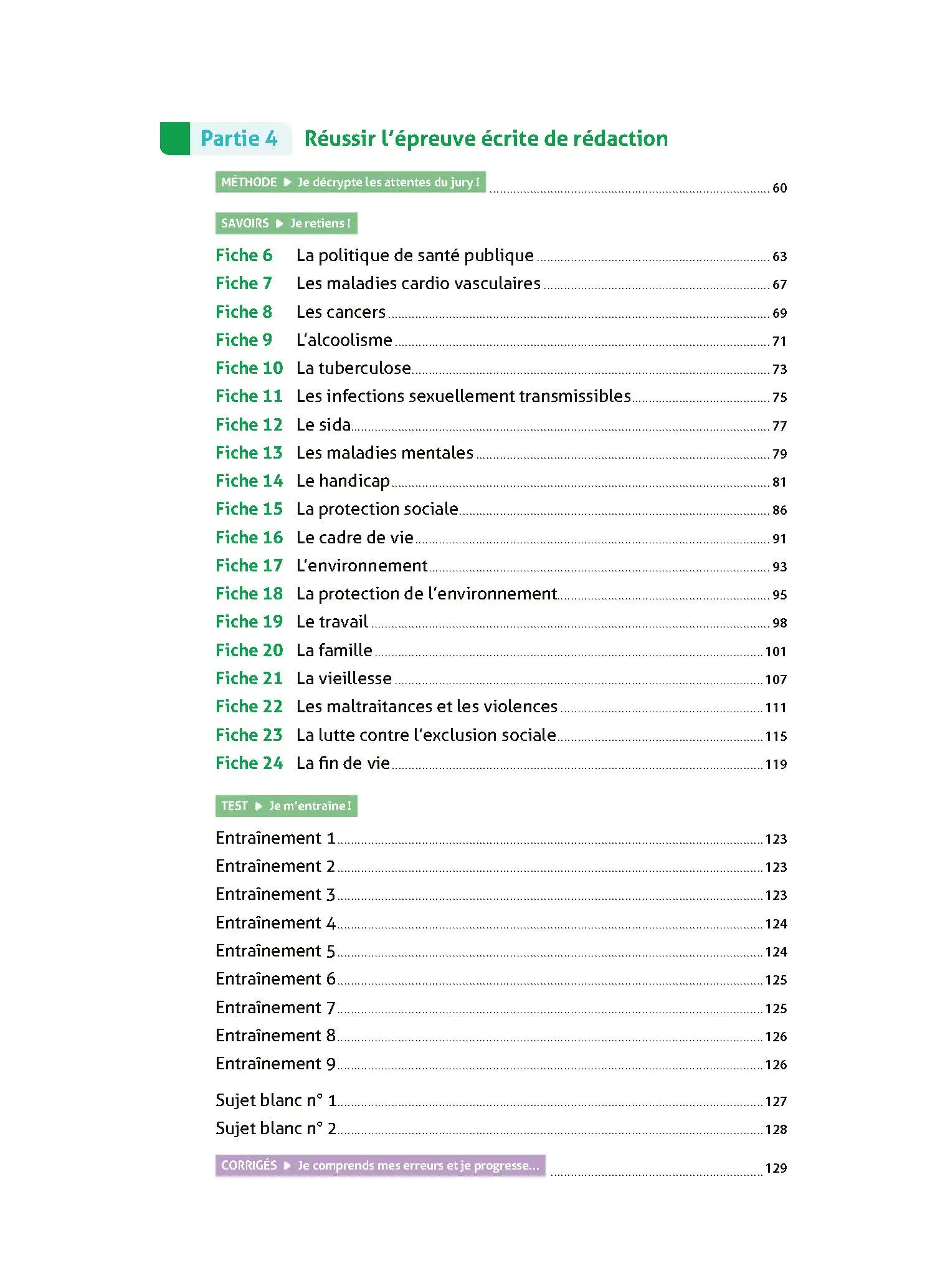 Réussir son entrée en IFSI pour AS/AP et formation professionnelle continue - Tout-en-un révision + entraînement 2026/ 2027 - Ouvrage de référence - 9782095017415 - Sommaire 2