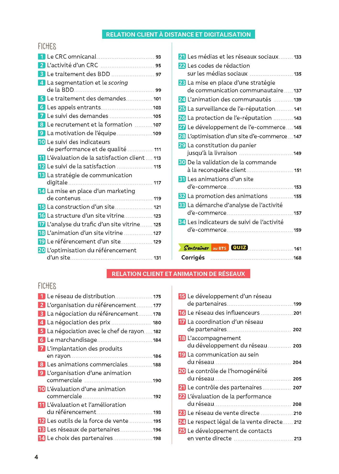 Toutes les matières - BTS NDRC - Réflexe - Examen 2026 - Livre parascolaire - 9782095038885 - Sommaire 2
