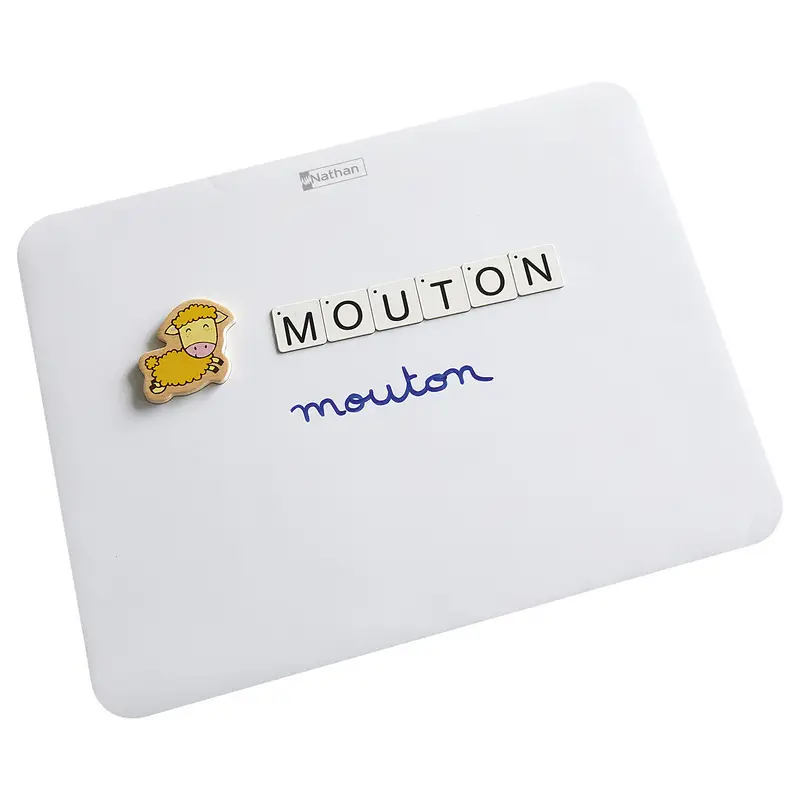 Support blanc individuel repositionnable magnétique - Lot de 5 - Équipement - 3133093881076 - 