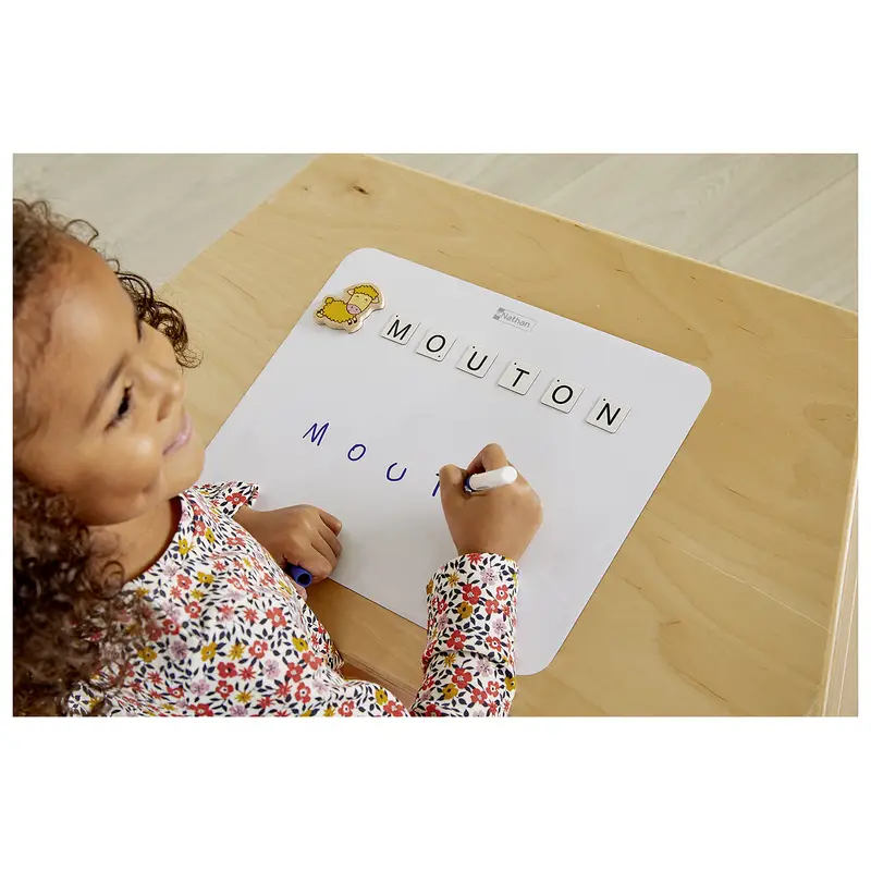 Support blanc individuel repositionnable magnétique - Lot de 5 - Équipement - 3133093881076 - 