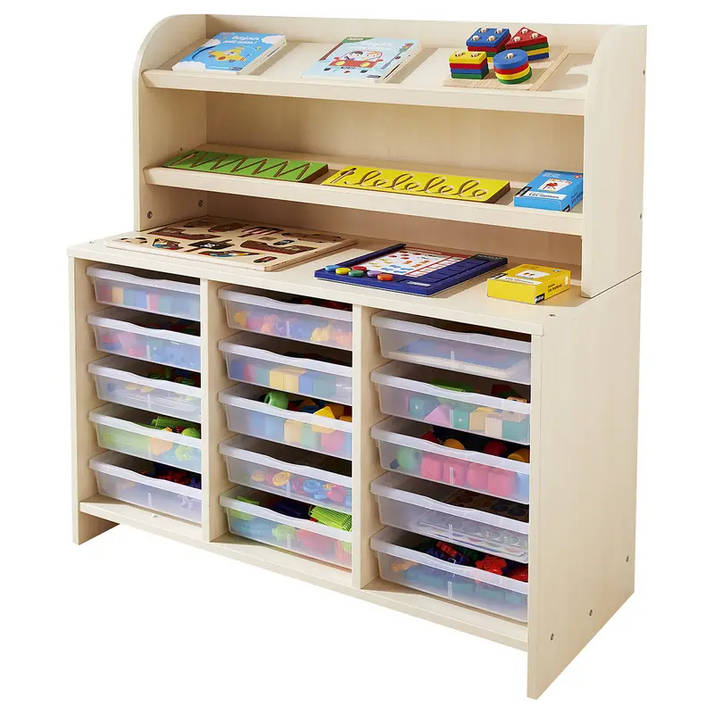 Surmeuble de présentation - Teinte bouleau - Équipement - 3133093721655 - 