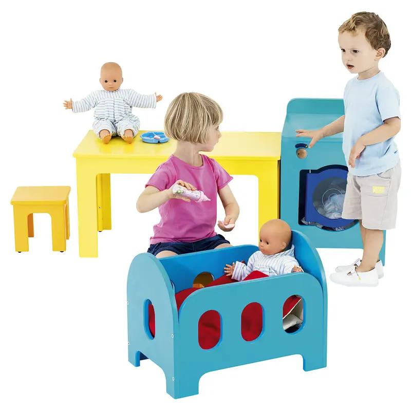 Table + 4 tabourets Vitamine - Équipement - 3133093712073 - 