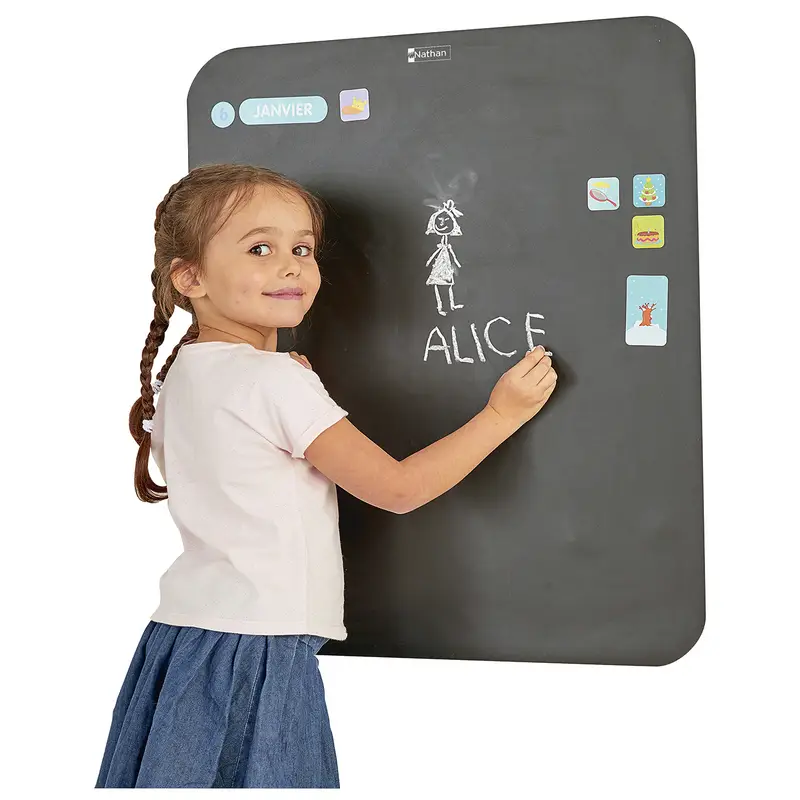 Tableau ardoise repositionnable magnétique - Équipement - 3133093880987 - 
