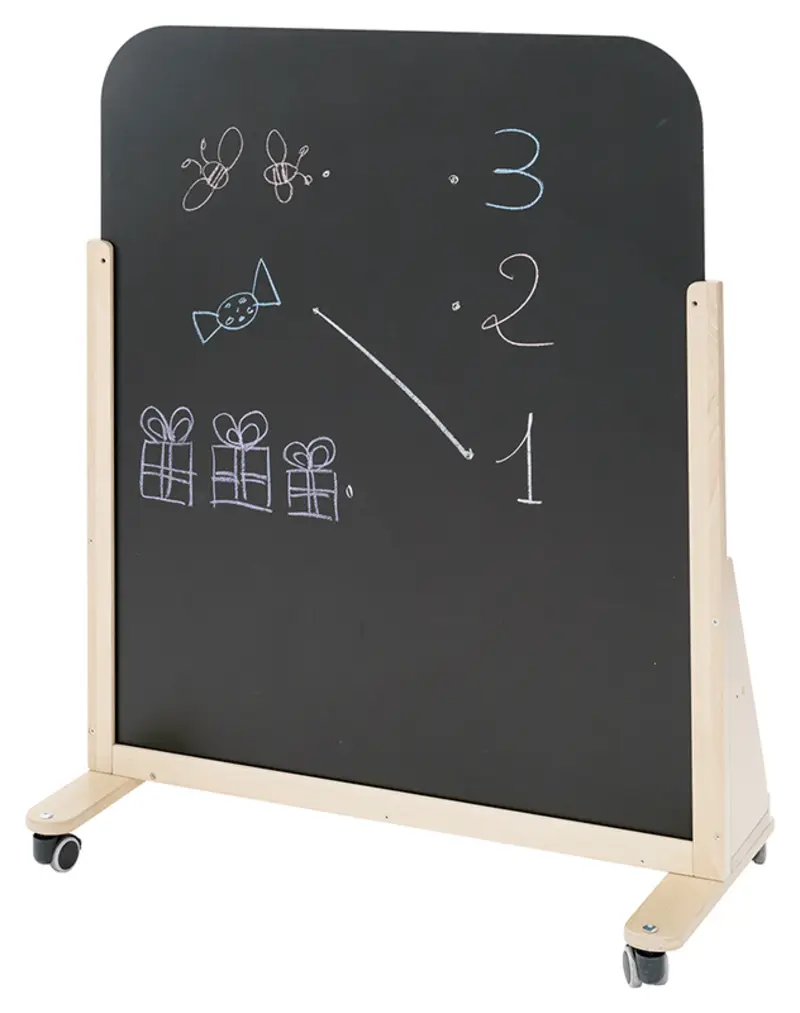 Tableau mobile noir double face - Équipement - 3133099148920 - Couverture verso