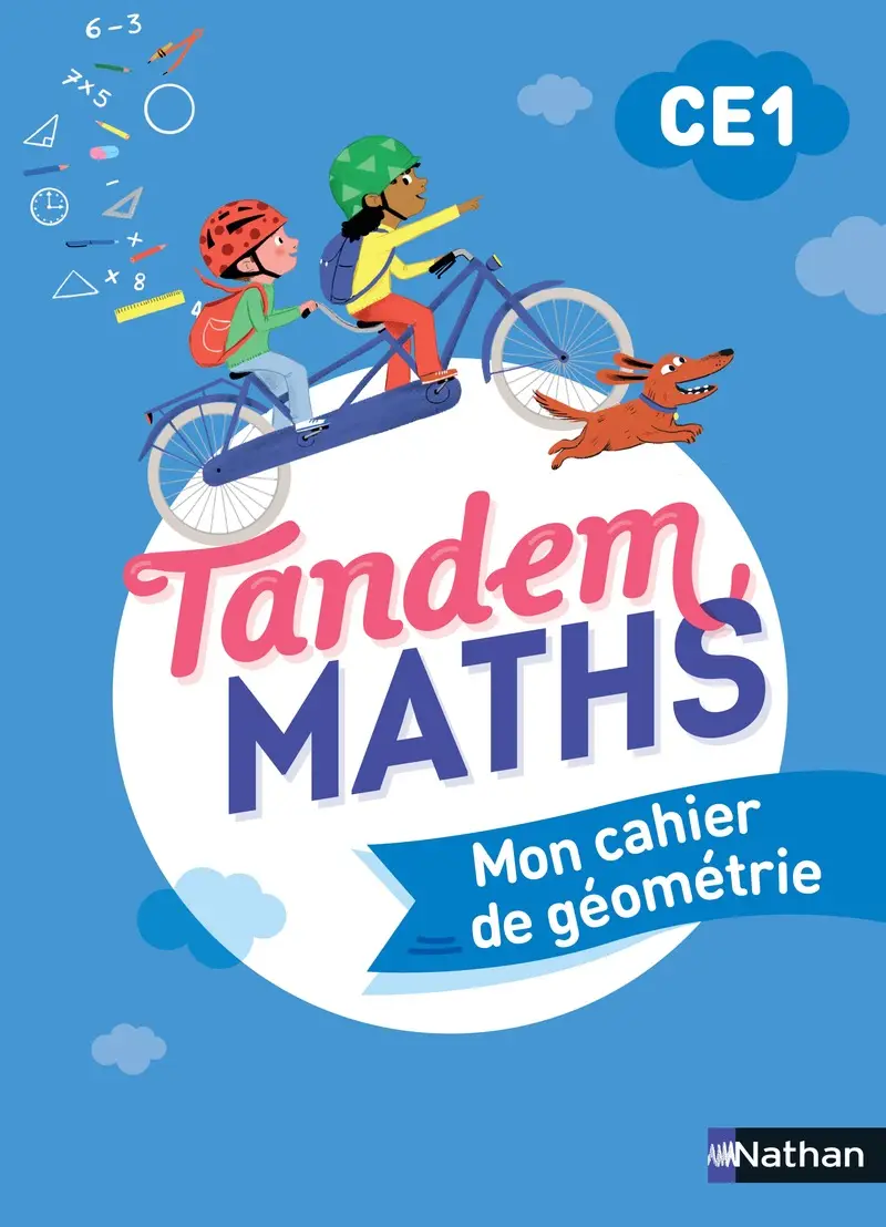 Tandem - Fichier de l'élève + Cahier géométrie CE1 - Fichier de l'élève - 9782091251950 - 