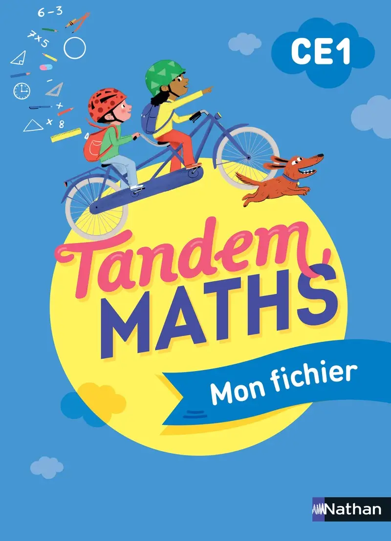 Tandem - Fichier de l'élève + Cahier géométrie CE1 - Fichier de l'élève - 9782091251950 - 