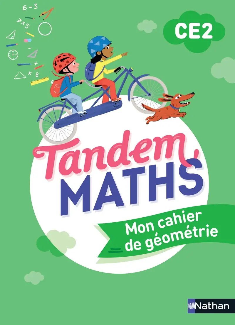 Tandem - Fichier de l'élève + Cahier géométrie CE2 - Fichier de l'élève - 9782091251967 - 