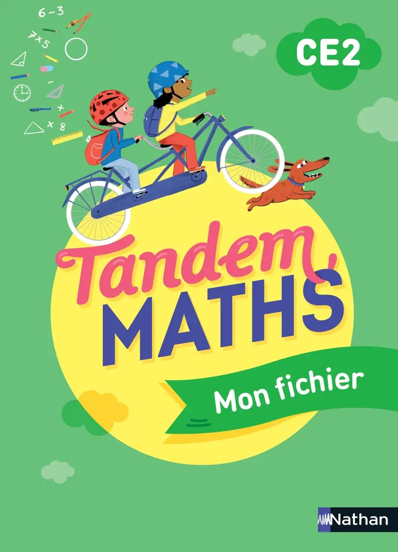 Tandem - Fichier de l'élève + Cahier géométrie CE2 - Fichier de l'élève - 9782091251967 - 