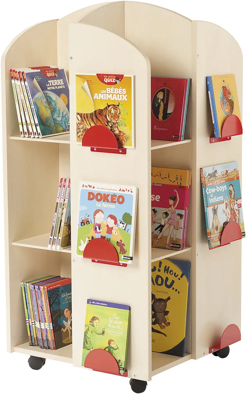Tour à livres - Teinte bouleau - Équipement - 3133093725530 - 