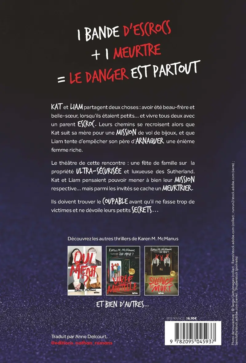 Tous des menteurs - Un page-turner addictif par la reine du thriller YA - Dès 13 ans - Roman - 9782095045937 - Couverture verso