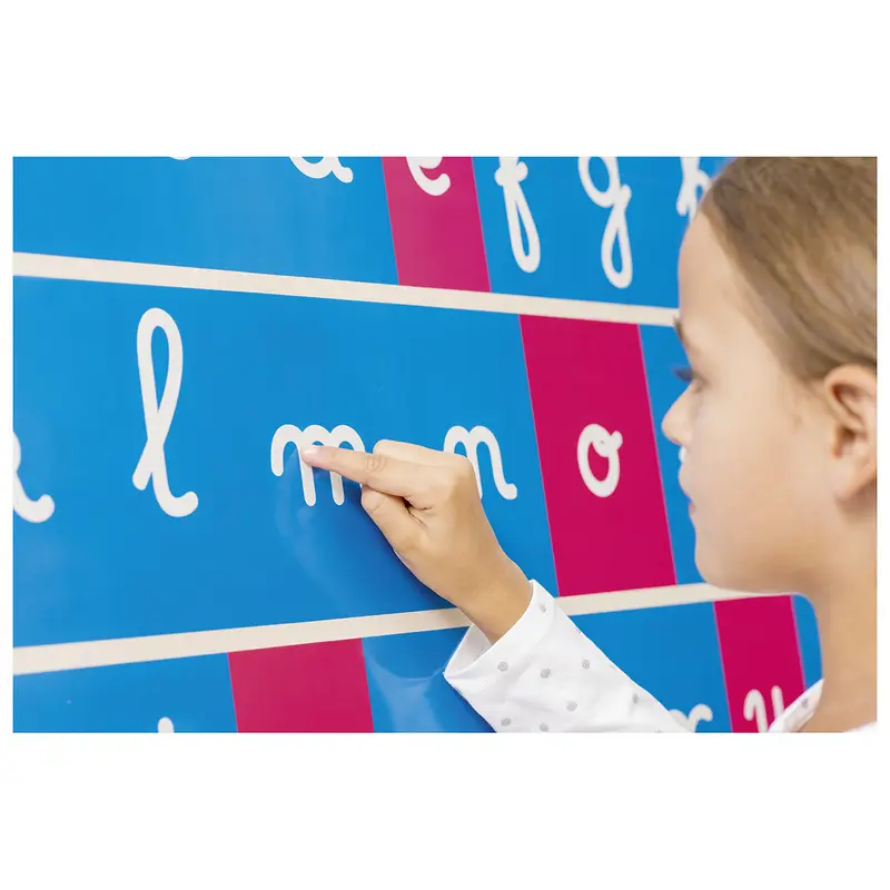 Tracés rugueux  - Repositionnables - Les lettres cursives - Atelier - 3133093729248 - 