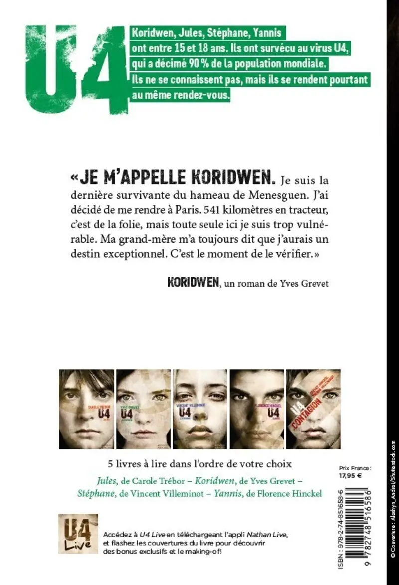U4 Koridwen - Roman SF/Dystopie - Roman - 9782748516586 - Couverture verso