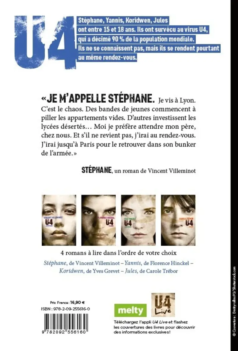 U4 Stéphane - Roman SF/Dystopie - Roman - 9782092556160 - Couverture verso
