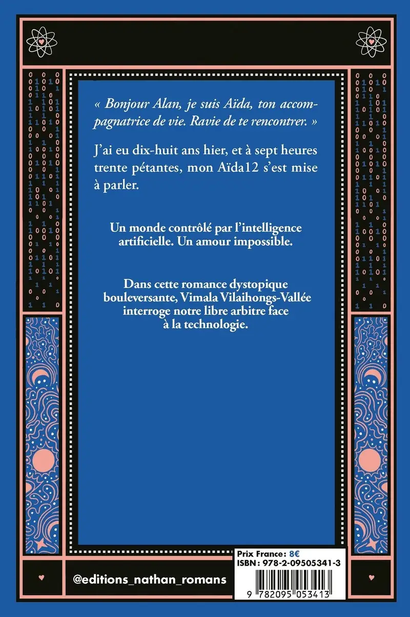 Un amour unique - L'amour peut-il échapper aux algorithmes ? - Court Toujours - Roman - 9782095053413 - Couverture verso