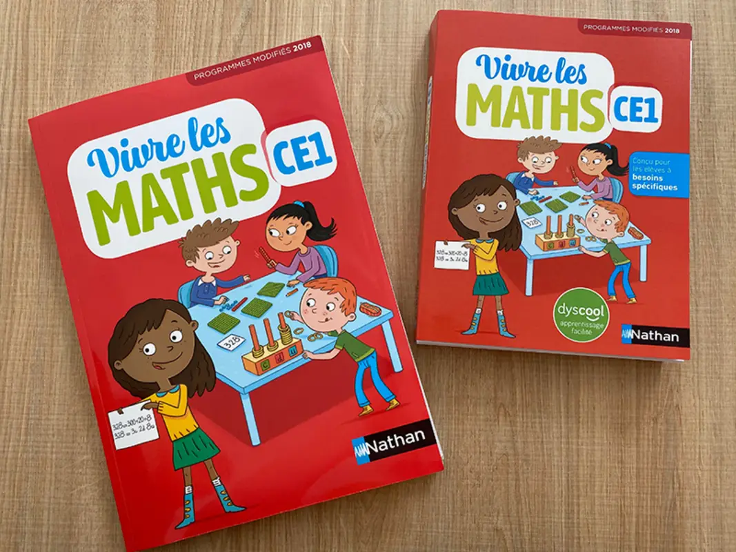 Vivre les maths - Pour les élèves Dys CE1  - Fichier de l'élève - 9782091244204 - 