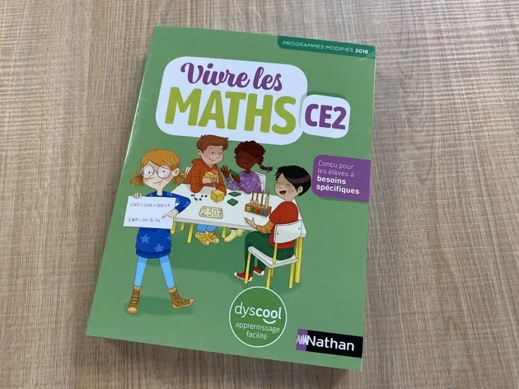 Vivre les maths - Pour les élèves Dys CE2  - Fichier de l'élève - 9782091244211 - 
