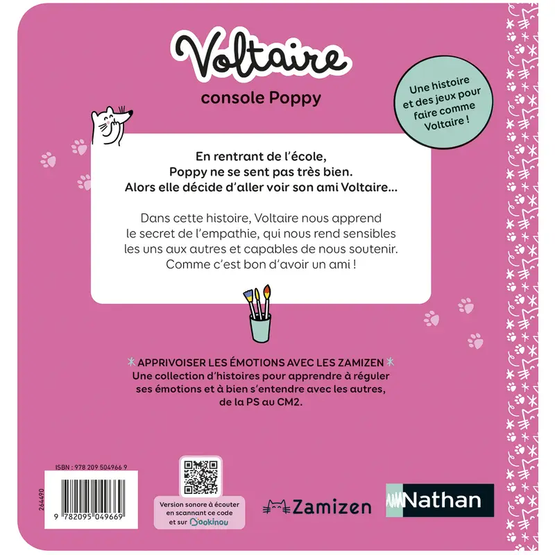 Voltaire console Poppy - Album - Album(s) - 9782095049669 - Couverture verso